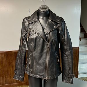 Harley-Davidson Black Leather Moto Jacket